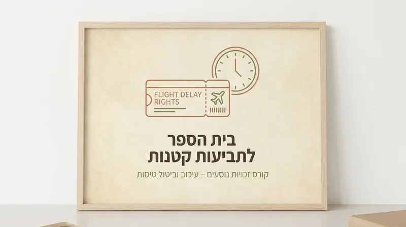 איור כרטיס טיסה ושעון